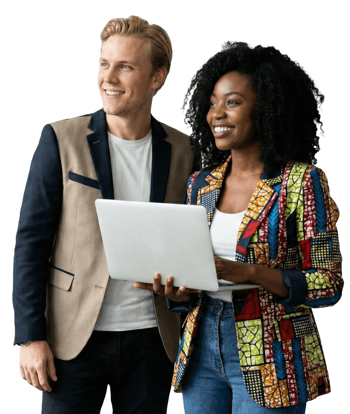 Happy Financial Team